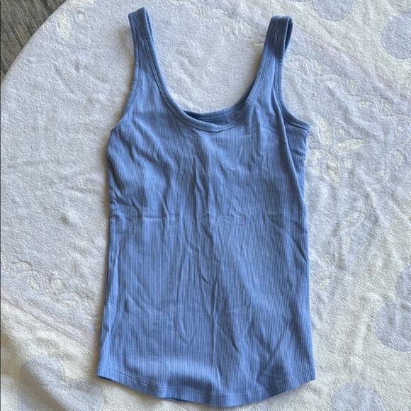 GAP Fitted Blue Tank Top - Picture 2 of 11